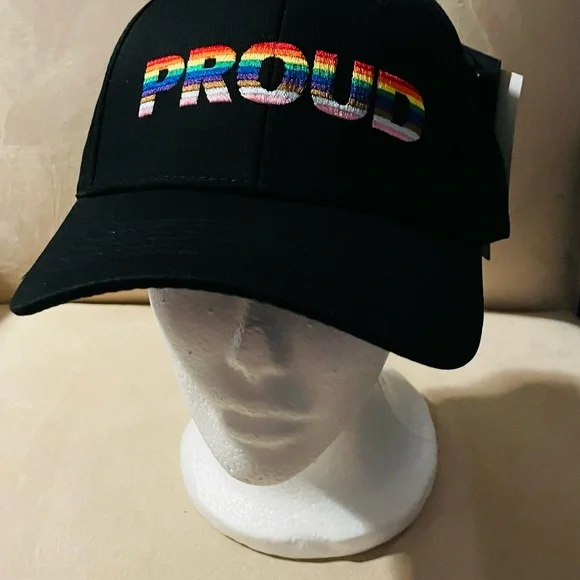 💚💚 Embroidered, Black Baseball Hat; adjustable size.The Phluid Project brand - Picture 7 of 9